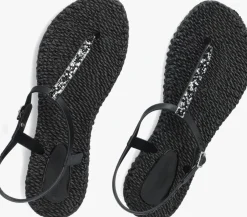 zwarte ilse jacobsen platte sandalen cheerful10g