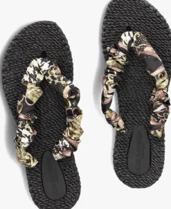 zwarte ilse jacobsen teenslippers cheerful05