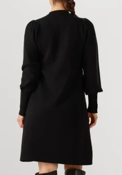 zwarte janice midi jurk clay