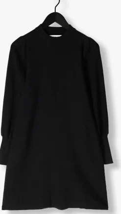 zwarte janice midi jurk clay