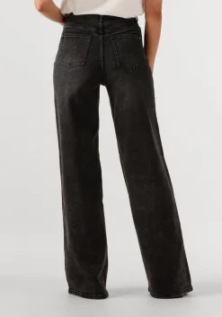 zwarte janice wide jeans mason