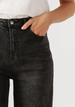 zwarte janice wide jeans mason