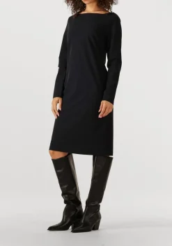 zwarte japan tky midi jurk rohi