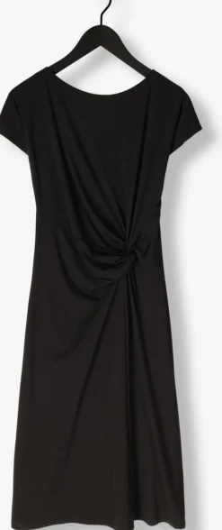 zwarte knit-ted midi jurk zwaan