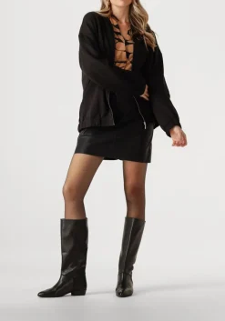 zwarte knit-ted minirok tess