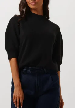 zwarte knit-ted top yara