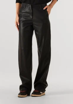 zwarte knit-ted wijde broek naomi pant