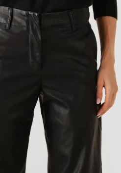 zwarte knit-ted wijde broek naomi pant