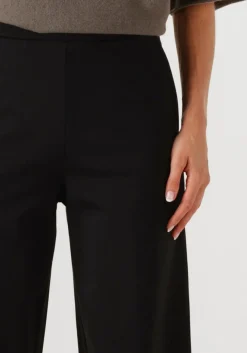 zwarte knit-ted wijde broek flore