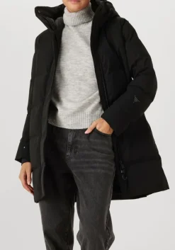 zwarte krakatau gewatteerde jas qw539