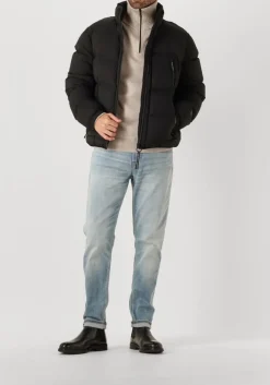 zwarte krakatau gewatteerde jas 125200013