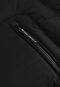 zwarte krakatau gewatteerde jas 125200013