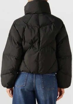 zwarte krakatau gewatteerde jas qw573