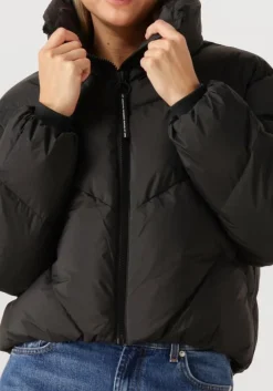 zwarte krakatau gewatteerde jas qw573