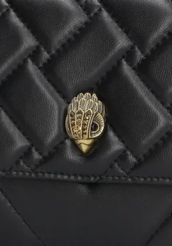 zwarte kurt geiger london schoudertas kensington chain wallet