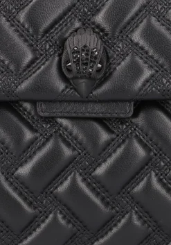 zwarte kurt geiger london schoudertas kensington bag drench