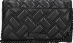 zwarte kurt geiger london schoudertas kensington chain wallet d