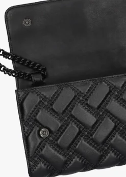 zwarte kurt geiger london schoudertas kensington chain wallet d