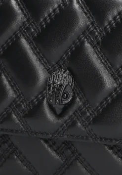 zwarte kurt geiger london schoudertas kensington chain wallet d