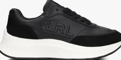 zwarte lauren ralph lauren lage sneakers franky