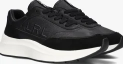 zwarte lauren ralph lauren lage sneakers franky