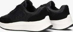 zwarte lauren ralph lauren lage sneakers franky