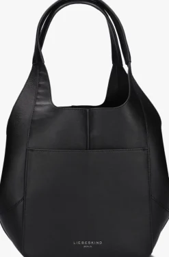 zwarte liebeskind schoudertas lily tote m