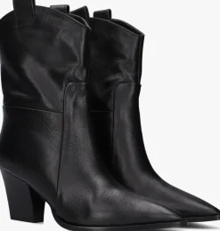 zwarte lina locchi enkellaarsjes l1341