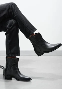 zwarte lina locchi enkellaarsjes 39445