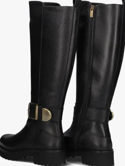 zwarte lina locchi enkellaarsjes v66