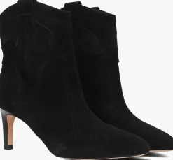 zwarte lina locchi enkellaarsjes l1299