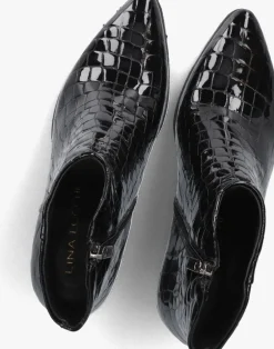 zwarte lina locchi enkellaarsjes at 152