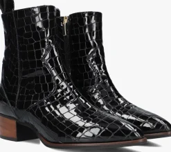 zwarte lina locchi enkellaarsjes 3231