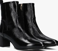 zwarte lina locchi enkellaarsjes 8543