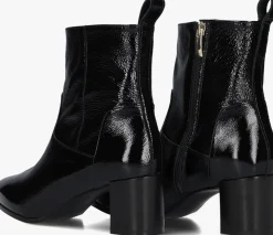 zwarte lina locchi enkellaarsjes 8543