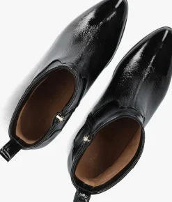 zwarte lina locchi enkellaarsjes 8543