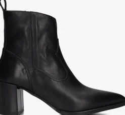 zwarte lina locchi enkellaarsjes 30731