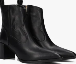 zwarte lina locchi enkellaarsjes 30731