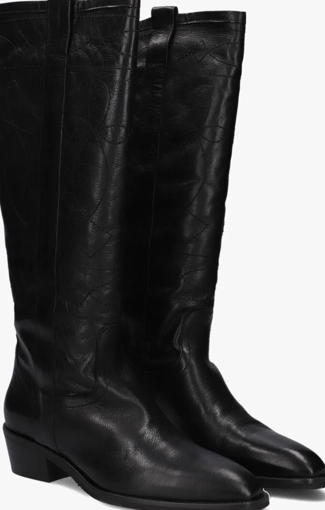 zwarte lina locchi hoge laarzen at40