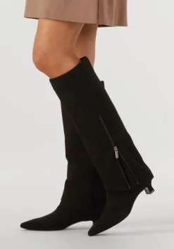 zwarte lina locchi hoge laarzen ss3010