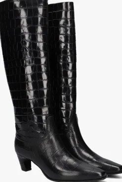 zwarte lina locchi hoge laarzen mw508