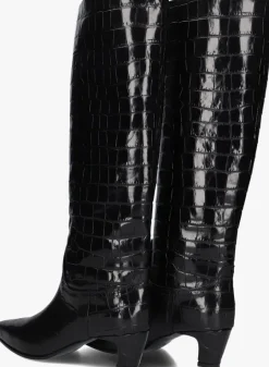 zwarte lina locchi hoge laarzen mw508