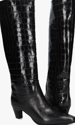 zwarte lina locchi hoge laarzen mw508