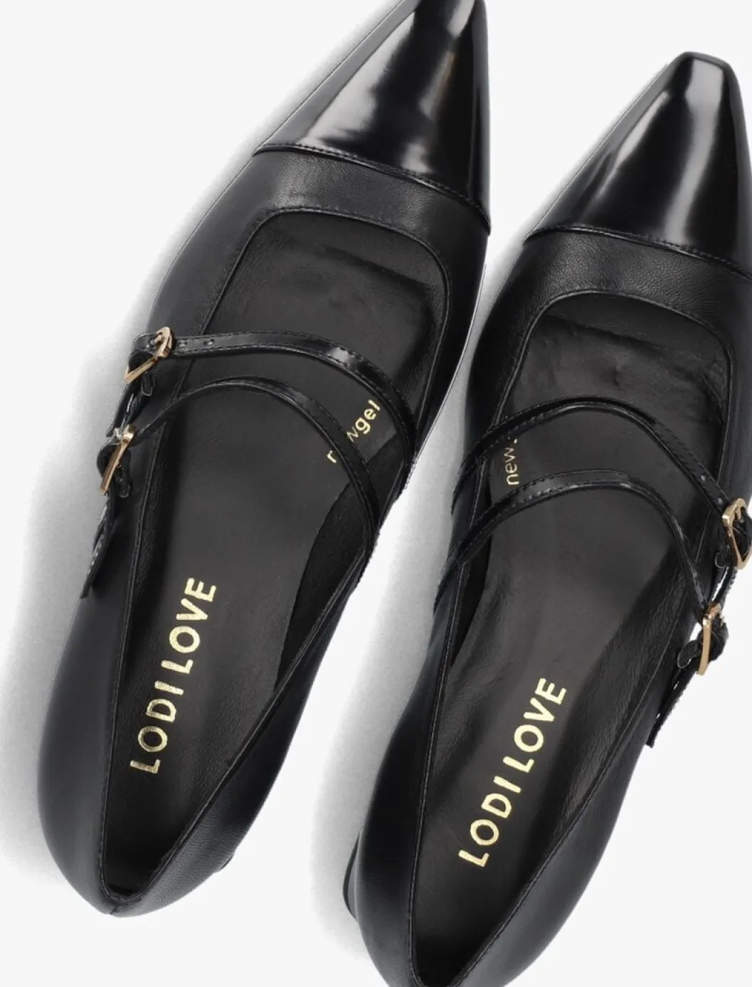 zwarte lodi ballerina's bro4982