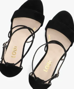 zwarte lodi sandalen idiara