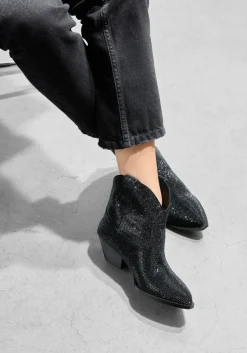 zwarte lola cruz enkellaarsjes 312t00bk