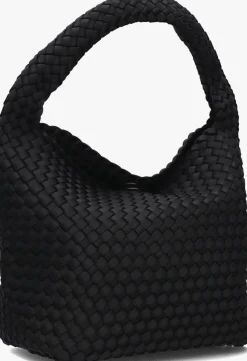 zwarte marrea schoudertas bucket