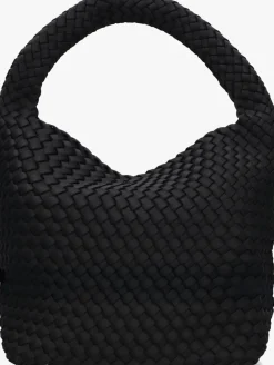 zwarte marrea schoudertas bucket