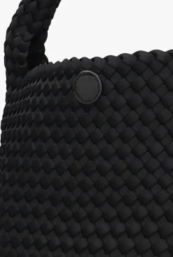 zwarte marrea schoudertas bucket