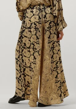 zwarte mes demoiselles wijde broek rose ballerina